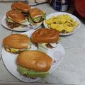 El cooksnap de Alfredo Vargas cuando hizo Hamburguesa caprese.
