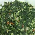 El cooksnap de Nina Carrasco cuando hizo Tortilla de espinaca al microondas.