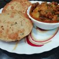 Aruna Thapar's cooksnap of when they made Whole wheat Puri.