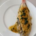 El cooksnap de Miriam cuando hizo Lenguado a la meunière.