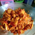 Cooksnap dari muni untuk resep Ayam suwir pedas manis ala pemula