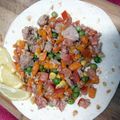 pamelarochelle's cooksnap of when they made easy white tuna tostadas.