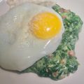 El cooksnap de Mara cuando hizo Espinacas a la crema con huevos (con Thermomix).