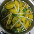 El cooksnap de junio cuando hizo Merluza en salsa.