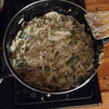 El cooksnap de Esther Soto cuando hizo Pollo con Rajas y Crema.
