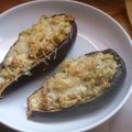 El cooksnap de Geno cuando hizo Berenjenas al estilo marroquí (rellenas de atún y especiadas con cúrcuma y jengibre).