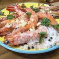 iris 的 簡單鹽焗蝦 cooksnap