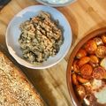 Lisa's cooksnap of when they made Auberginen-Dip - Melitzanosalata.