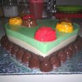 Cooksnap dari Rahimah Nurdin untuk resep Brownies Lapis Puding Busa Hijau Lumut