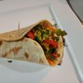 El cooksnap de Julieta Luján cuando hizo Wraps de pollo, fáciles y ricos.