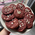 El cooksnap de Luli cuando hizo Cookies red velvet.