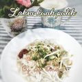 Cooksnap Aniza Bt Abu Bakar semasa beliau membuat Laksa kuah putih.