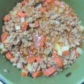 El cooksnap de Enrique Salmerón cuando hizo Soya texturizada con carne molida.