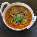 Madhumita Bishnu's cooksnap of when they made Dal palak (spinach dal).