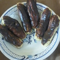 El cooksnap de Cristina Carvajal cuando hizo Eclairs o Relámpagos rellenos de crema pastelera con cobertura de chocolate.