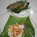 Cooksnap dari IntanNCK untuk resep Nasi Bakar Ikan Teri Kemangi
