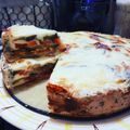 El cooksnap de lorena hernandez cuando hizo Tarta de berenjenas y tomate 🍅.