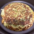El cooksnap de Andrea Lima cuando hizo Fainá de zapallitos.