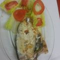 El cooksnap de Sofia Rodriguez Amigo cuando hizo Dorada plancha con "chimichurris".