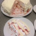 El cooksnap de hederd cuando hizo Torta Merengue, Frambuesa y Crema 🎂🍓🍰.