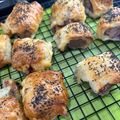 Lisa Laughton's cooksnap of when they made Fluffy's sausage rolls with caramelised red onion.