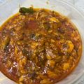 Cooksnap Qasrina semasa beliau membuat Kuah Sardin Roti Puri.
