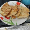 El cooksnap de Federico Negrete cuando hizo Pechuga de pollo frita rellena con jamón y queso.
