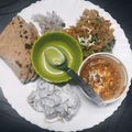raman का कुकस्नैप जब उन्होंने शाही पनीर (shahi paneer recipe in Hindi) बनाया था।