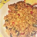 El cooksnap de Carla cuando hizo Arroz meloso con verduritas.