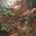 Rashida Minhaj's cooksnap of when they made Palak Gosht.