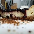 El cooksnap de Chicberlin Recetas cuando hizo Tarta de queso y mermelada de arándanos.