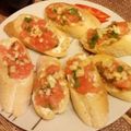 El cooksnap de Carolina Farias Arce Cacaoleo cuando hizo Bruschettas mediterráneas.