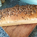 El cooksnap de Alejandra Gomez cuando hizo Pan Integral con semillas. Receta mejorada!.