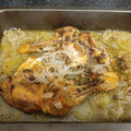 El cooksnap de jaime alvarez cuando hizo Contramuslos de pollo con vino al horno.