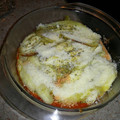 El cooksnap de Mensi cuando hizo Pastel de berenjenas, patatas y queso, súper fácil y riquísimo.