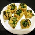 Sujata Kulkarni's cooksnap of when they made जाळीदार खमण ढोकळा (Khaman Dhokla Recipe In Marathi).