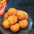 Sadaf Salman's cooksnap of when they made Chicken cheese balls.