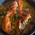 El cooksnap de Adriana C.L cuando hizo Arroz caldoso con bogavante.