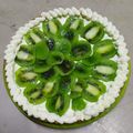 El cooksnap de Micaela Borquez cuando hizo Tarta de kiwi.