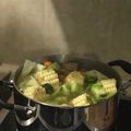 El cooksnap de Rouz Herrarte cuando hizo Caldo de res/mole de olla.