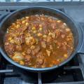 El cooksnap de Rodin cuando hizo Garbanzos con callos a la madrileña.