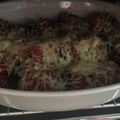 El cooksnap de Cisca cuando hizo Rollitos de berenjena rellenos de espinacas.