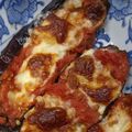 El cooksnap de Sheila D'Alessandro cuando hizo Berenjenas al horno con salsa, rodajas de tomate y queso.
