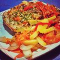 El cooksnap de Tomás Andres Gimenez cuando hizo Plancha Bretona.