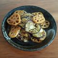 Kristina K's cooksnap of when they made Hot and Sour Eggplant and Lotus Root (Vegan).