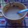 El cooksnap de Mechita González cuando hizo Sopa de invierno con polenta y verdeo.