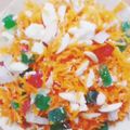 Sidra Hasan 's cooksnap of when they made Zarda / Meethay Chawal.