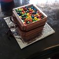 Namia Nowshin's cooksnap of when they made M&M chocolate cake!.