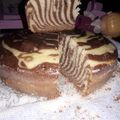 El cooksnap de Micaela Figueroa cuando hizo Torta cebra.