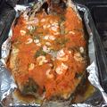 El cooksnap de Gabriela cuando hizo Pescado al horno en salsa de tomate.